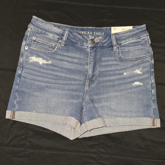 American Eagle Outfitters Blue Denim Women's Shorts - Picture 1 of 3
